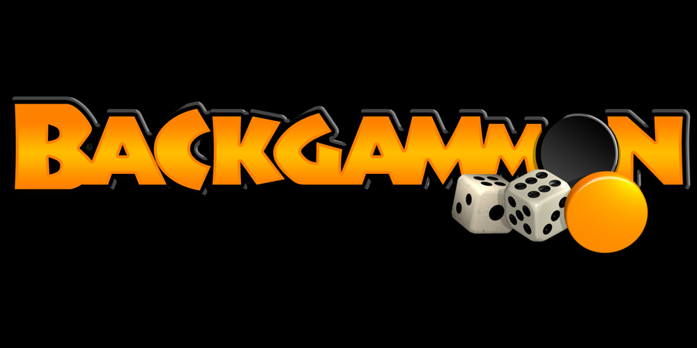 Backgammon game logo