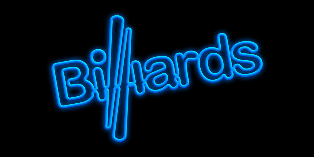 Billiards game logo
