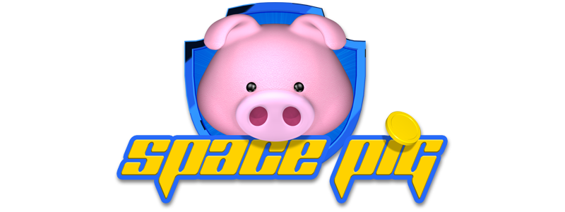 Space Pig. A journey to the moon